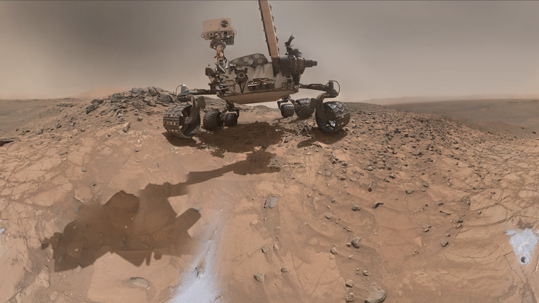Curiosity detecta signos de microorganismos vivos en la atmósfera de Marte