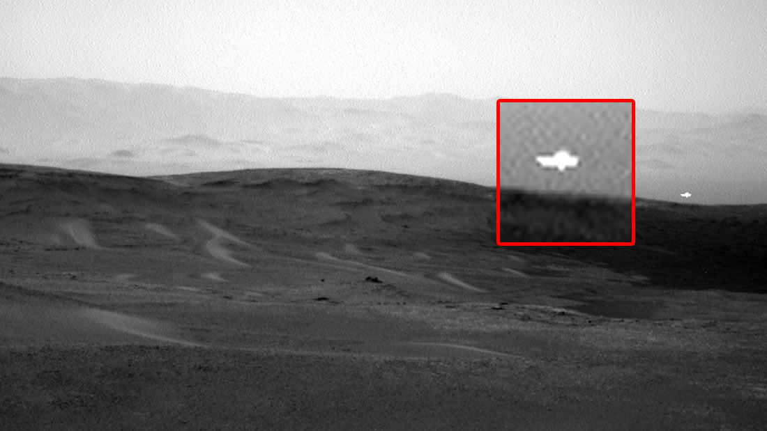 Curiosity revela una extraña luz brillante en Marte