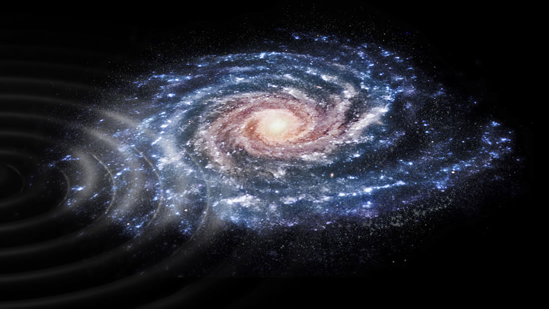 Detectan señales de que nuestra Vía Láctea está chocando contra otra galaxia