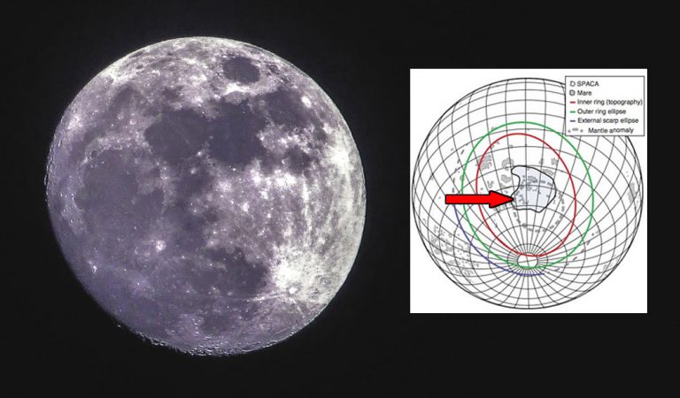 Detectan una misteriosa masa metálica enterrada en la cara oculta de la Luna Detectan una misteriosa masa metálica enterrada en la cara oculta de la Luna