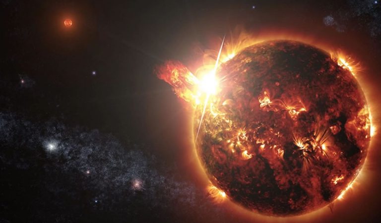 Estrella alienígena lanza una llamarada gigantesca y es la primera en ser detectada Estrella alienígena lanza una llamarada gigantesca y es la primera en ser detectada