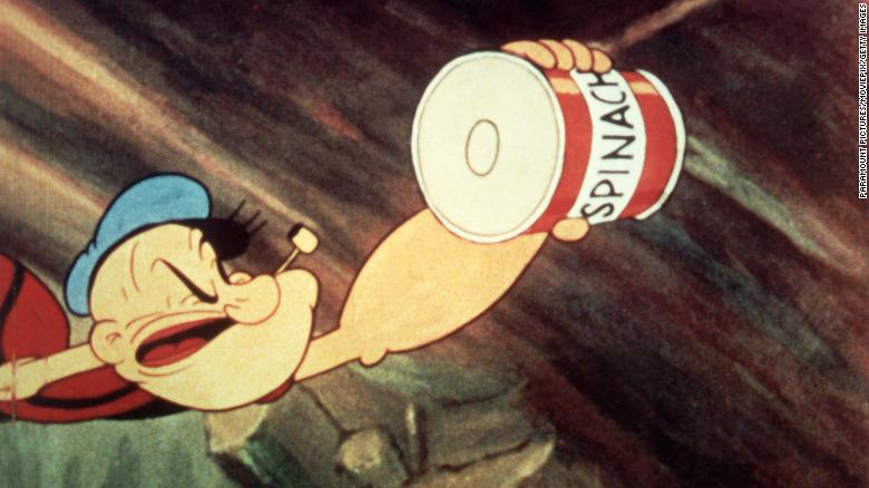 ¡Popeye tenía razón! Exigen prohibición en atletas de un químico obtenido de la espinaca por tener «efecto esteroide»