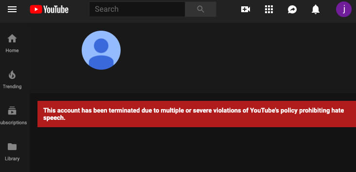 La purga de Youtube ha empezado