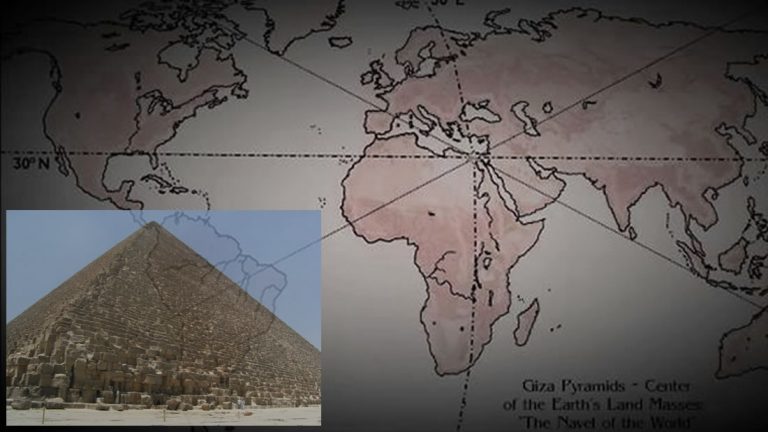 VocÃª sabia que a Grande PirÃ¢mide do Egito estÃ¡ localizada no ponto central da Terra?