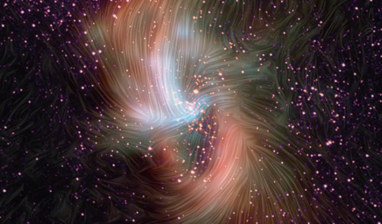 Un campo magnético invisible está asfixiando al agujero negro supermasivo de nuestra galaxia Un campo magnético invisible está asfixiando al agujero negro supermasivo de nuestra galaxia