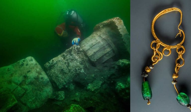 Hallan un antiguo templo griego y barcos hundidos en la «Atlántida egipcia» Heracleion Hallan un antiguo templo griego y barcos hundidos en la «Atlántida egipcia» Heracleion