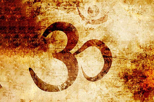 Representación de la sílaba Om, un mantra hinduista
