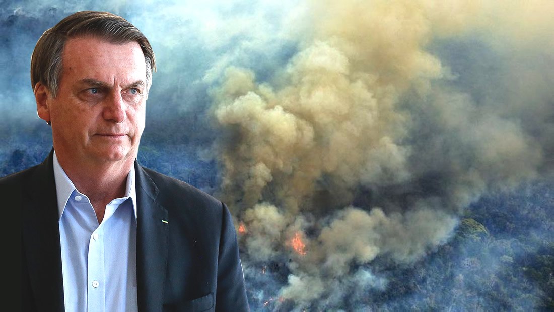 Bolsonaro dice que «ama» a la Amazonía mientras arde por sus políticas que alientan la deforestación