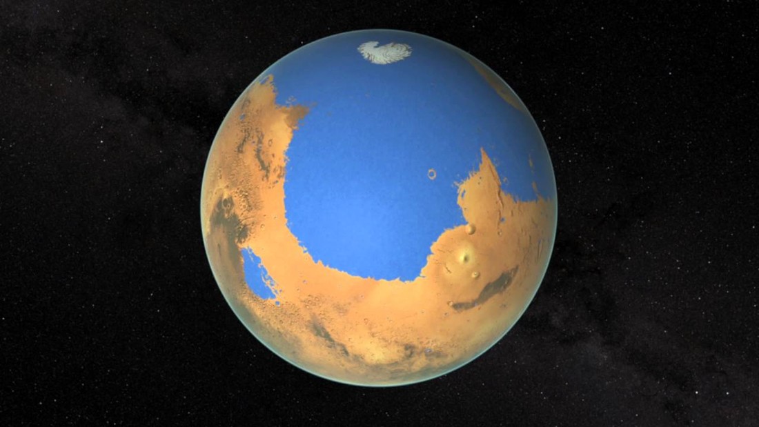 Marte tenía un clima cálido, lluvia y tormentas antes de que se volviera frío