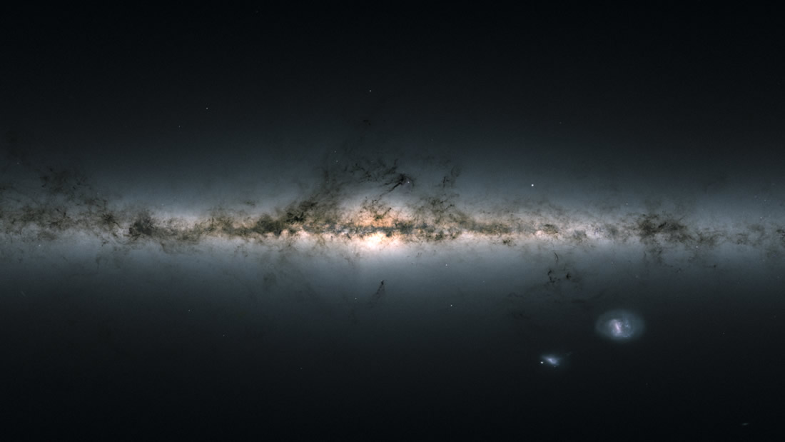 Astrónomos desconcertados por «Cadenas Montañosas» que se adentran en la Vía Láctea