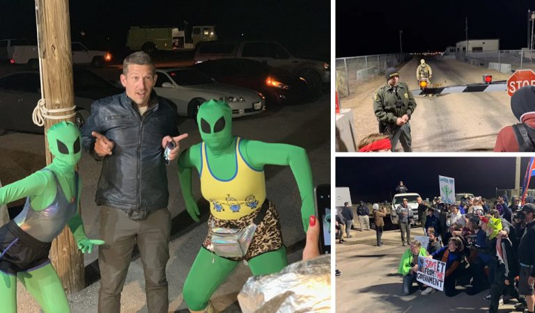 El asalto al Área 51 ha empezado: sigue en directo la «invasión» El asalto al Área 51 ha empezado: sigue en directo la «invasión»