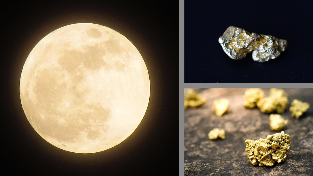 Metales preciosos podrían encontrarse bajo la superficie de la Luna