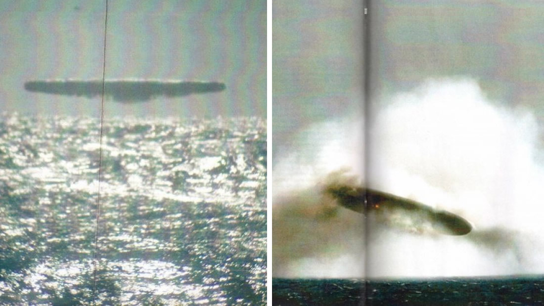 ¿OVNIs derribados en el Ártico por un submarino? Fotografías del USS Trepang de 1971