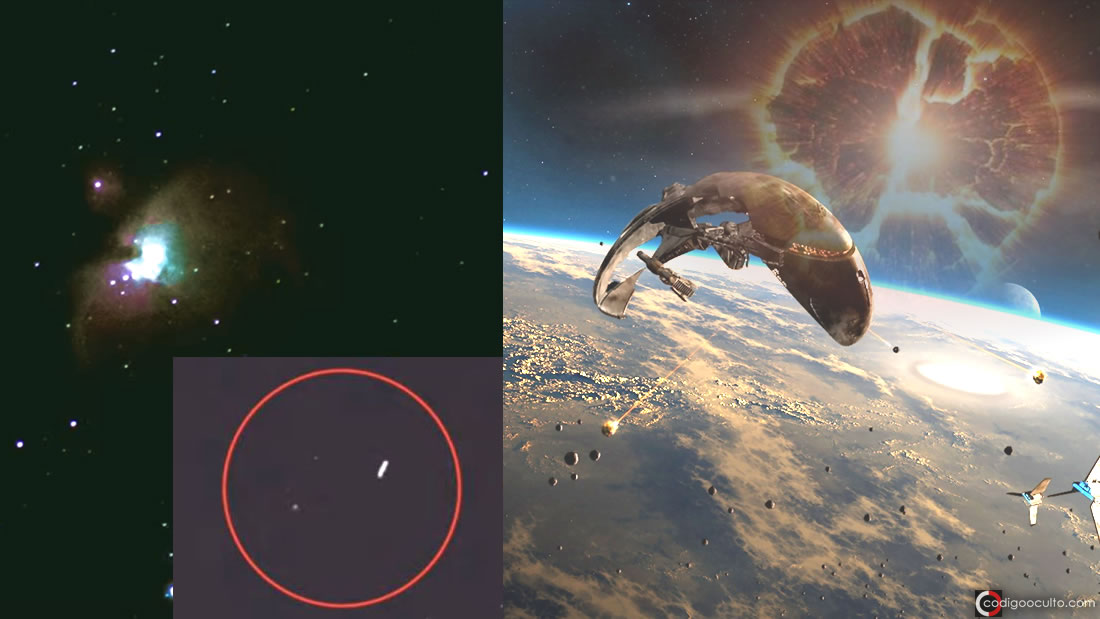 Dos enormes destellos son captados junto a la Nebulosa de Orión ¿Tecnología alienígena?