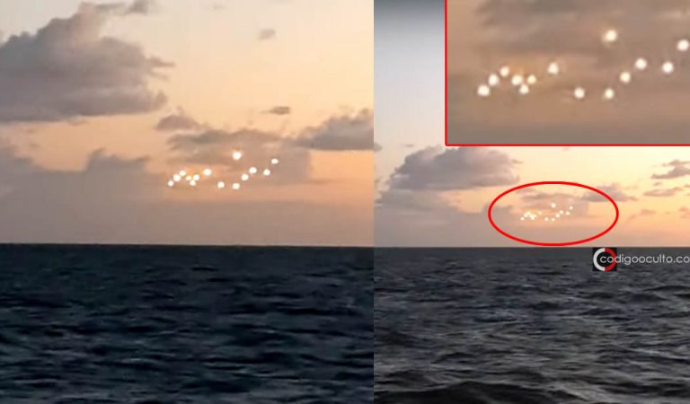 Flota de objetos aéreos anómalos es grabada sobre el Océano Atlántico en Carolina del Norte Flota de objetos aéreos anómalos es grabada sobre el Océano Atlántico en Carolina del Norte