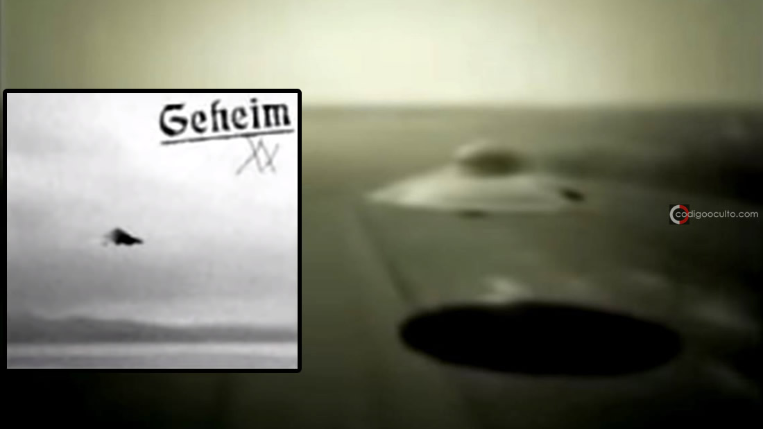 Impresionante vídeo antiguo restaurado muestra discos voladores alemanes