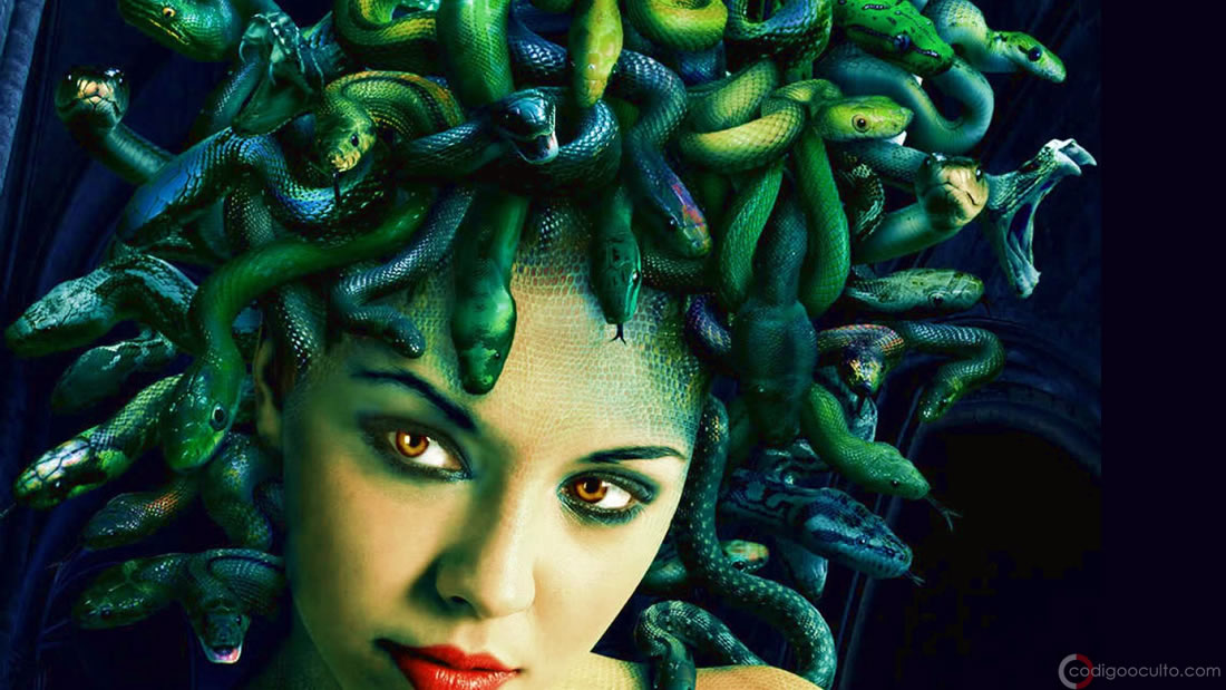 Medusa Gorgona, el híbrido humano reptil: un mito cercano a la realidad
