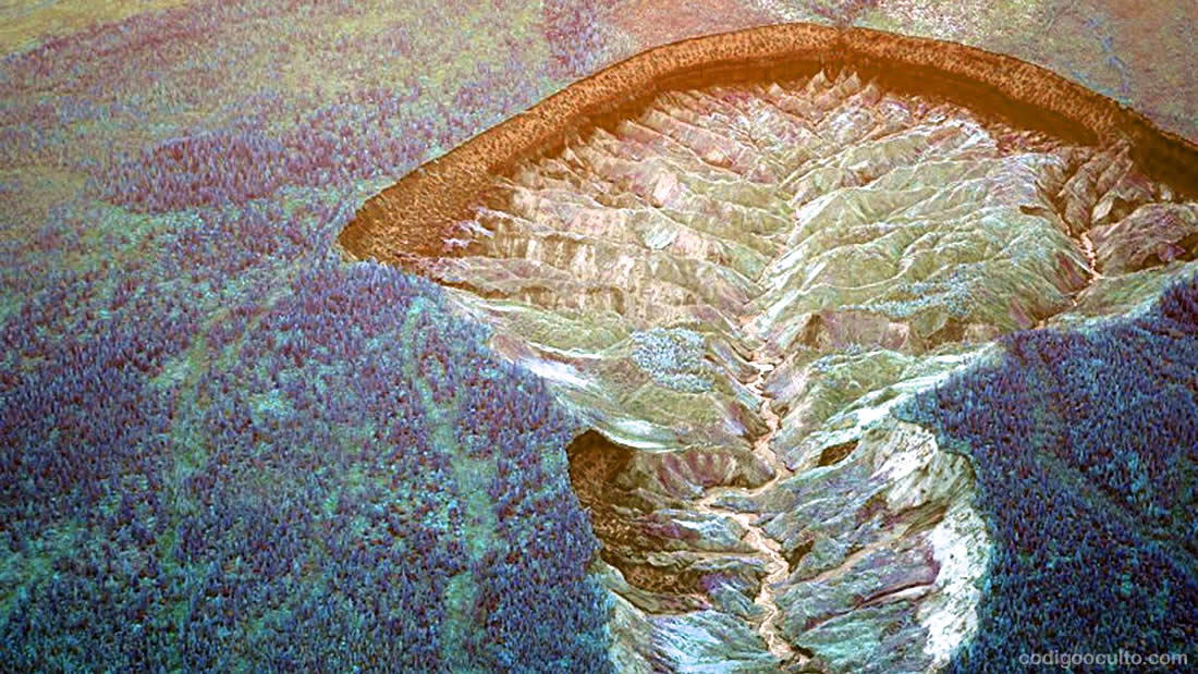 Siberia: cráter «Puerta al Inframundo» se ha abierto y crece cada año sin parar