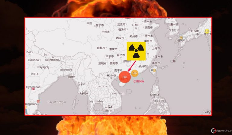 Una posible explosión nuclear es detectada en el Mar del Sur de China (radiación en aumento) Una posible explosión nuclear es detectada en el Mar del Sur de China (radiación en aumento)