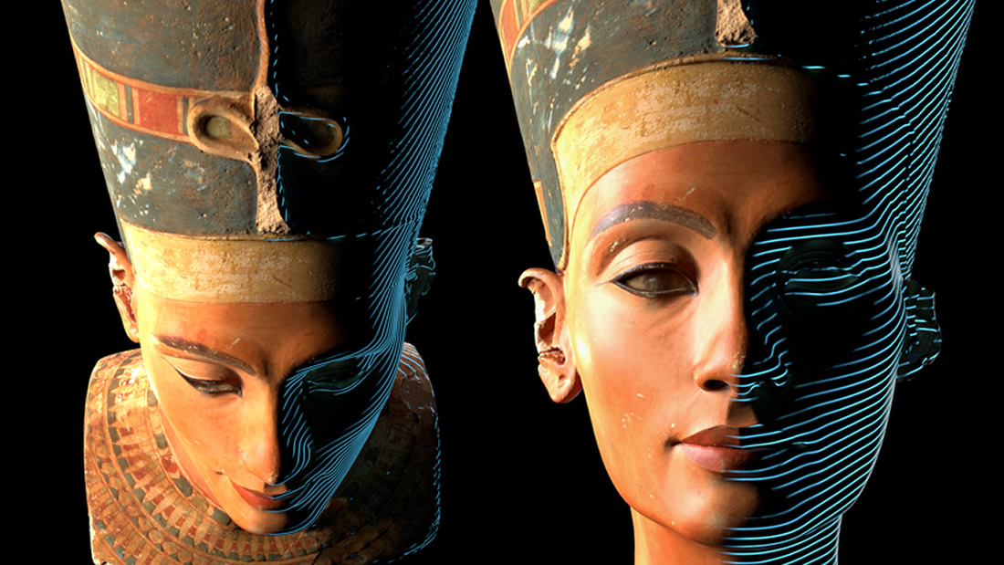 Revelan escaneo 3D de «Nefertiti» oculto durante mucho tiempo