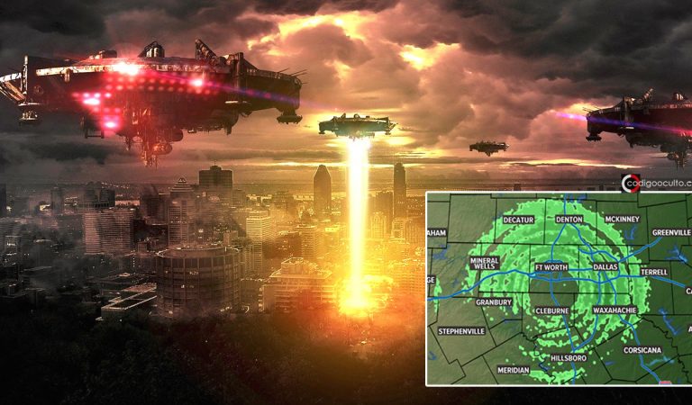 Se desata histeria por «invasión alienígena» en Texas: radar meteorológico capta círculos verdes sobre la ciudad Se desata histeria por «invasión alienígena» en Texas: radar meteorológico capta círculos verdes sobre la ciudad