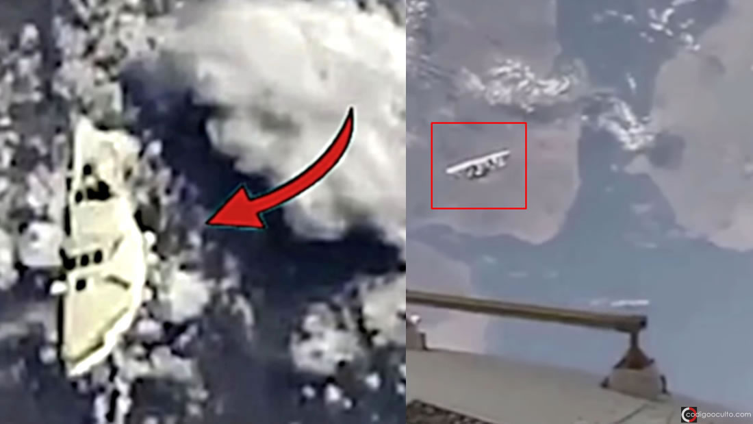 ¿Son los astronautas de la ISS observados por una nave de la «Fuerza Espacial»? (Vídeo)