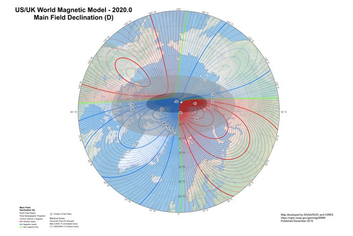 El Polo Norte magnético de la Tierra se ha desplazado más de lo esperado