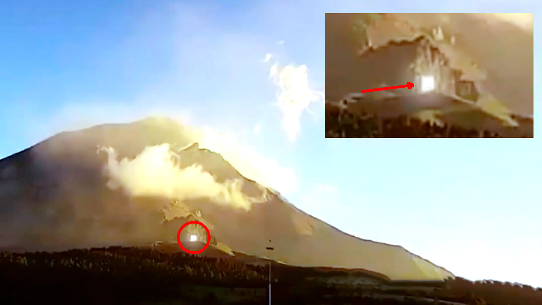Popocatépetl: ¿se ha abierto un «Portal»? ¿base alienígena subterránea? (Vídeo)