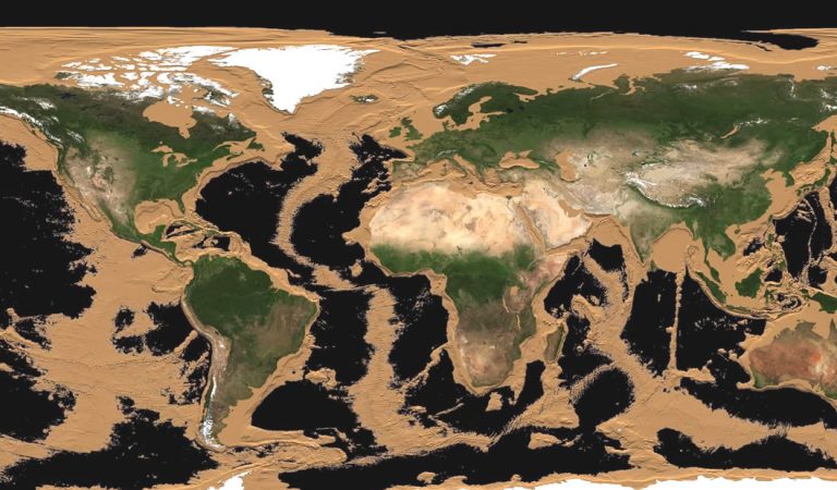 ¿Cómo se vería la Tierra sin agua? Animación muestra el planeta totalmente seco ¿Cómo se vería la Tierra sin agua? Animación muestra el planeta totalmente seco