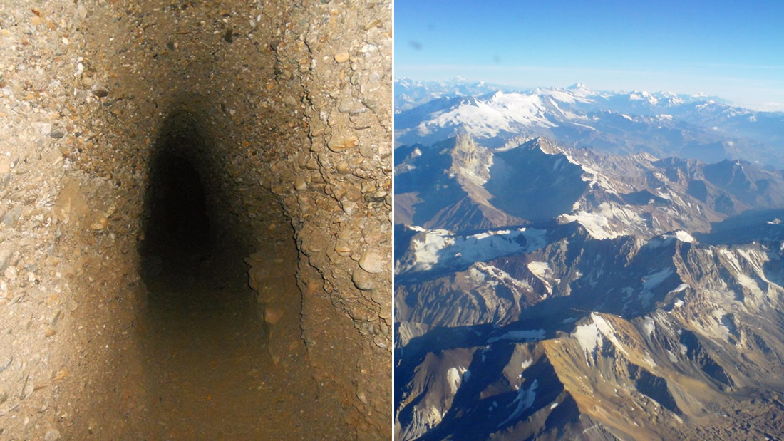 Túneles subterráneos que conectan el planeta entero: bajo los Andes, Pirámides de Giza y el océano
