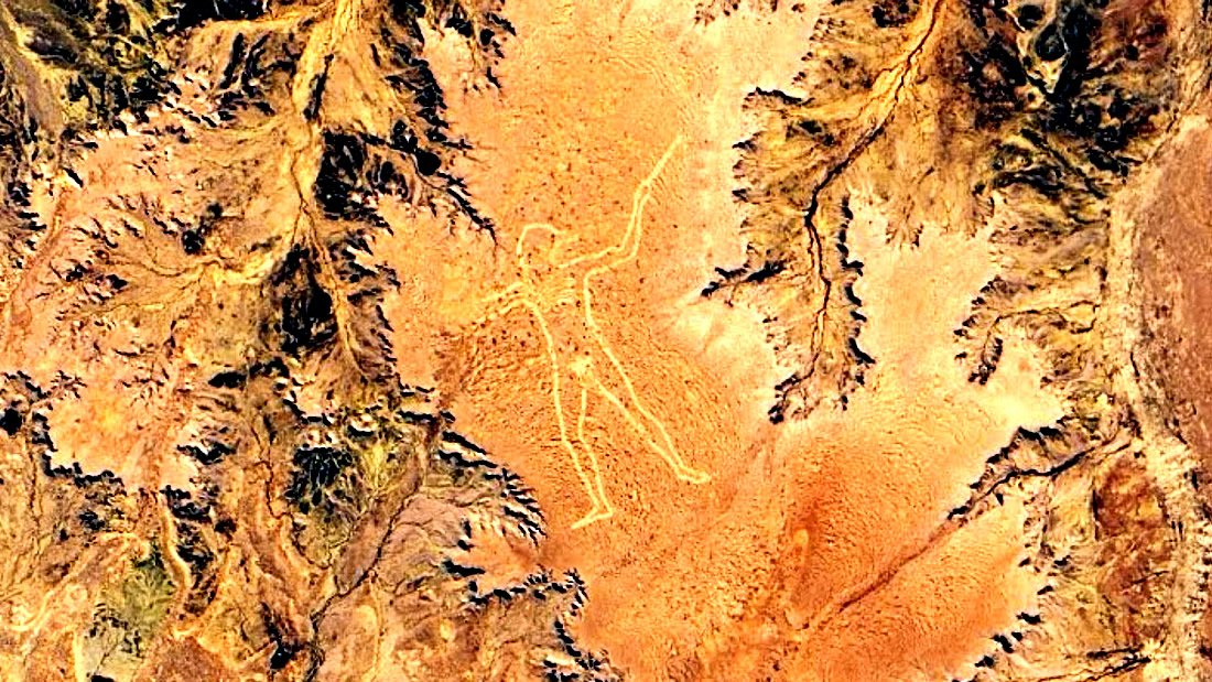 Misterioso geoglifo es fotografiado en Australia desde el espacio