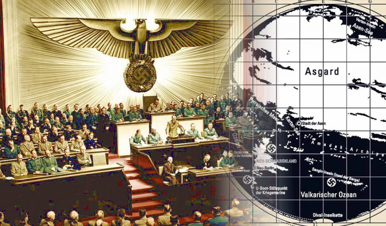 Rutas a la «Tierra Hueca» reveladas en un posible Mapa Nazi de la Antártida Rutas a la «Tierra Hueca» reveladas en un posible Mapa Nazi de la Antártida