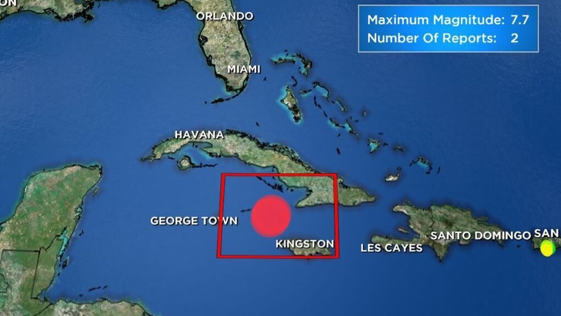 Terremoto de 7.7 golpea el Caribe: tiembla en todo Jamaica y Cuba