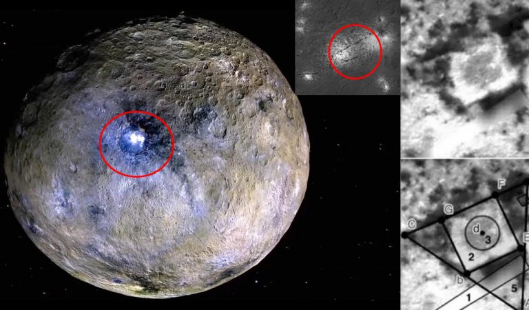 Hallan «estructura alienígena cuadrada» dentro del triángulo de Ceres Hallan «estructura alienígena cuadrada» dentro del triángulo de Ceres