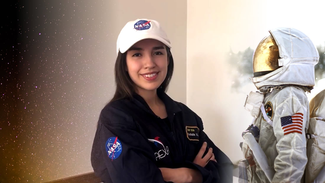 Nathalie Vilchis, una joven mexicana en camino a ser astronauta
