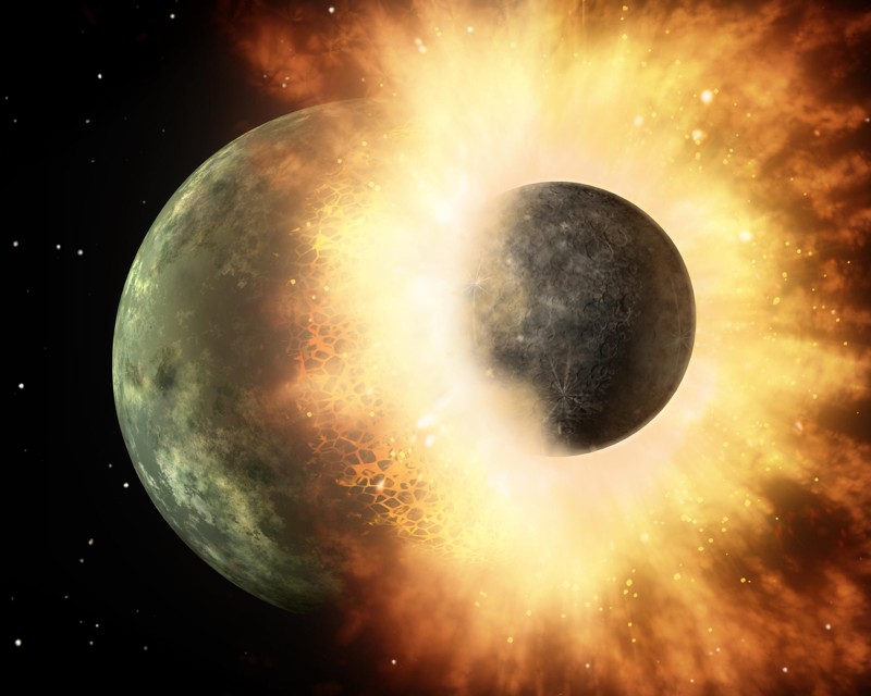 Fragmento de un planeta desconocido fue hallado en lo más profundo de la Luna