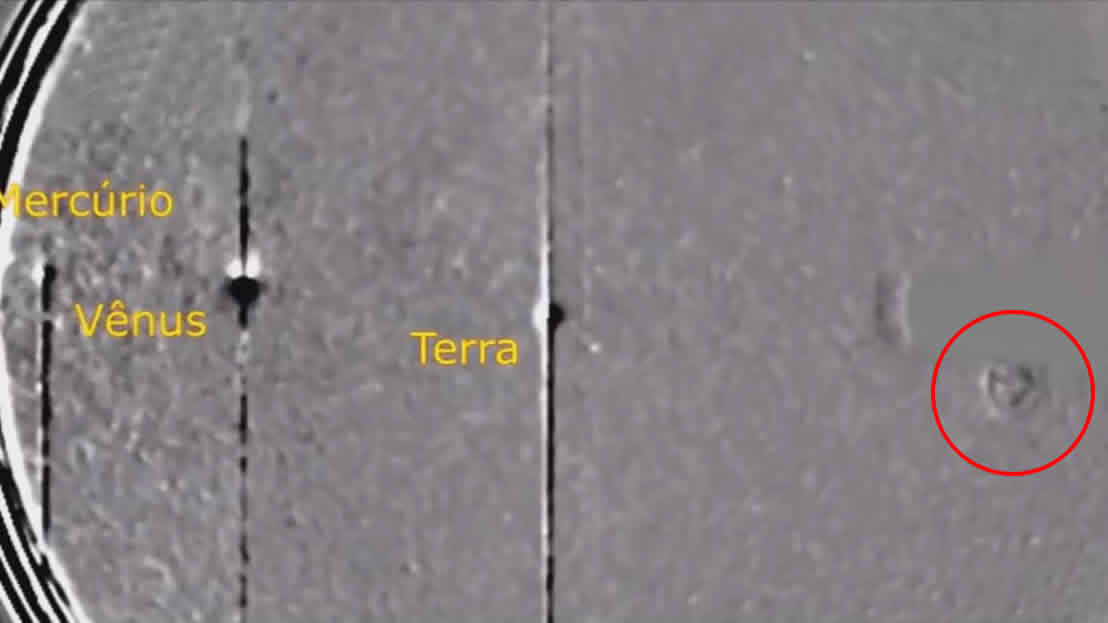 Sonda SOHO capta una gigantesca «nave alienígena» viajando por el Sistema Solar, afirma investigador
