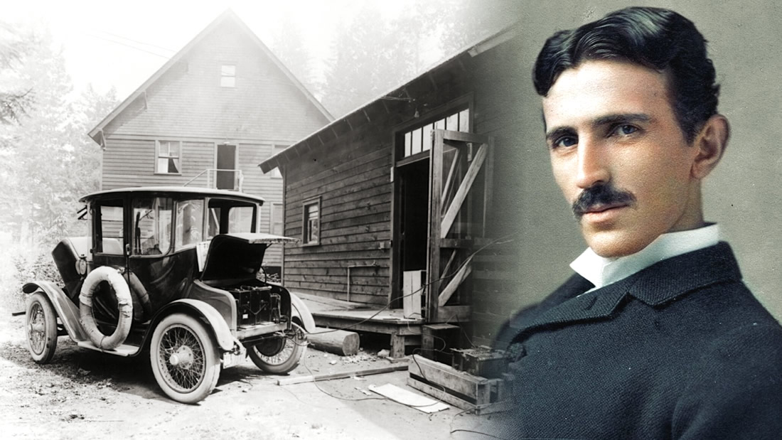 ¿Nikola Tesla construyó un automóvil eléctrico?