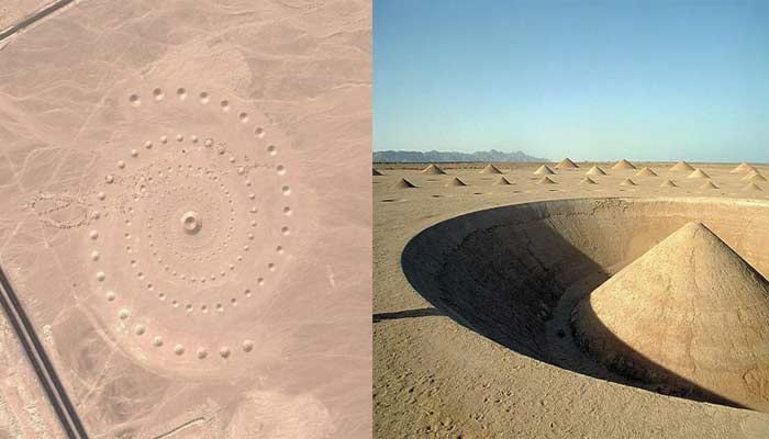 Aliento del Desierto: misteriosa instalación que «emerge» del Desierto del Sahara