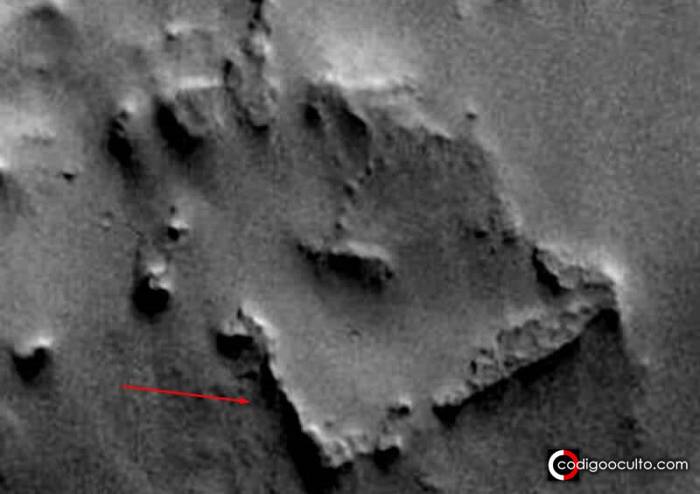 ¿Es esto una antigua ciudad descubierta en Marte?
