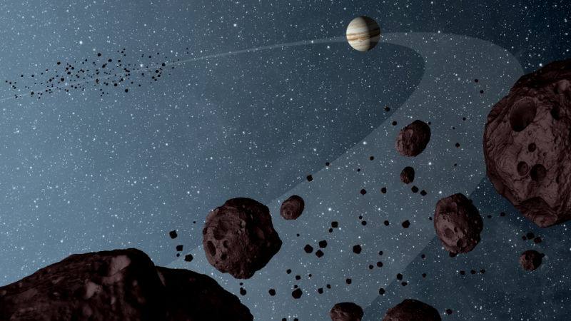 Descubren un extraño objeto «activo» en la órbita de Júpiter y nunca antes visto por los astrónomos
