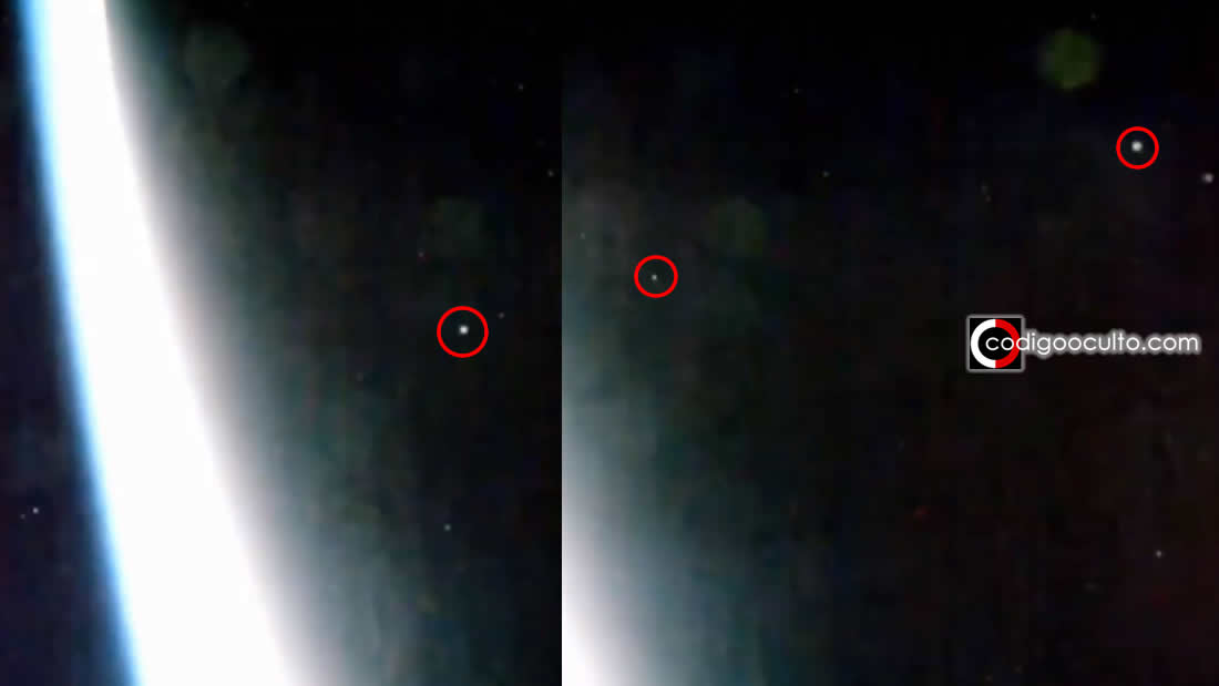 Flota de OVNIs vuelan más allá de la Estación Espacial a una velocidad insólita