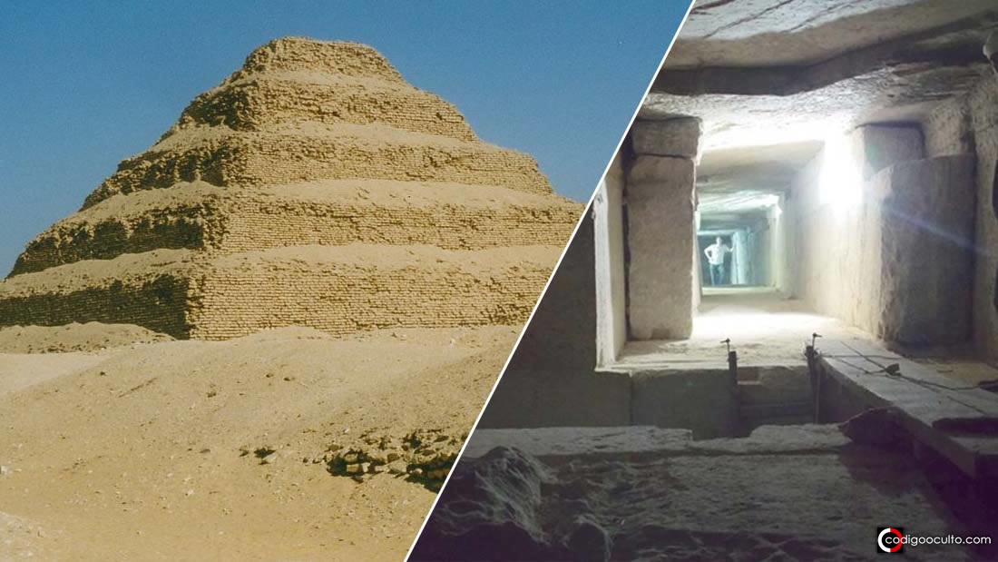 Laberinto bajo tierra en Egipto: mundo subterráneo en la pirámide escalonada de Zoser