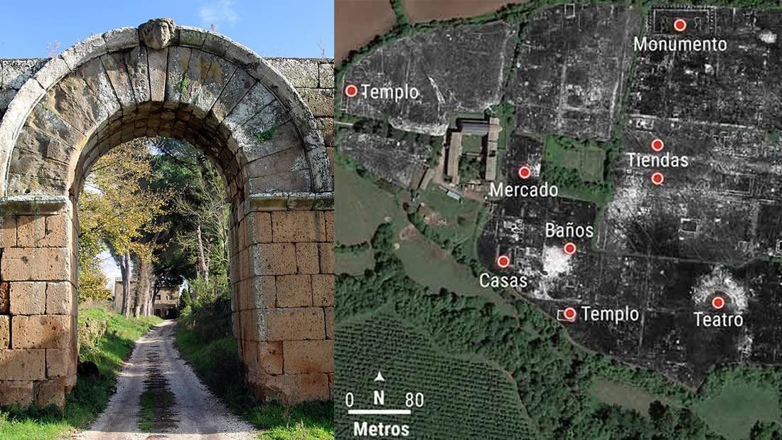 Una antigua ciudad romana entera bajo tierra es revelada con tecnología de georadar
