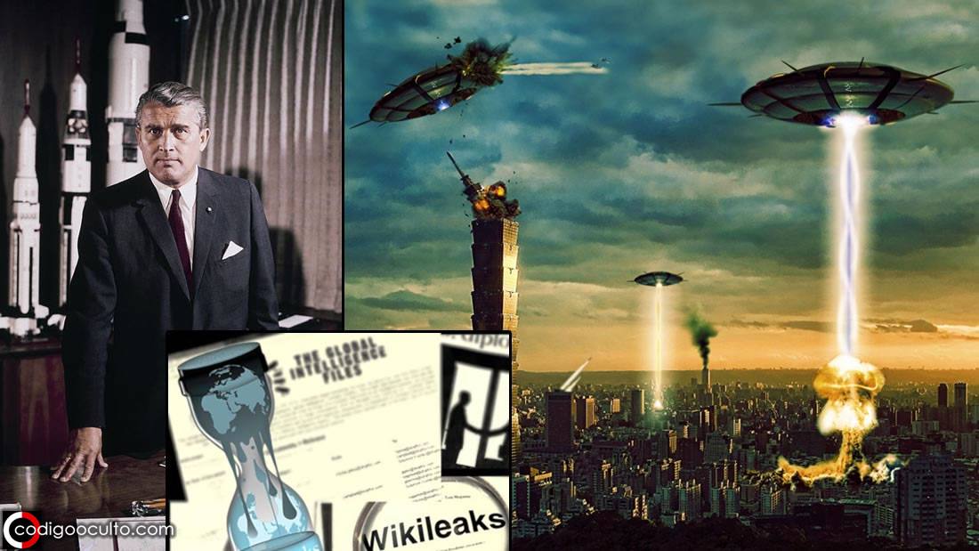 Documentos de Wikileaks sugieren que Wernher Von Braun habría intentado advertirnos sobre una falsa invasión alienígena (VÍDEO)
