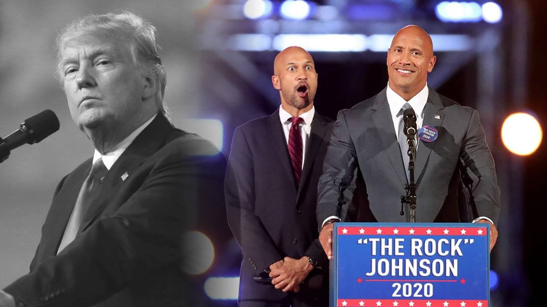¿Dwayne Johnson «La Roca» para presidente? Ocupa el tercer puesto en encuestas luego de Trump y Biden