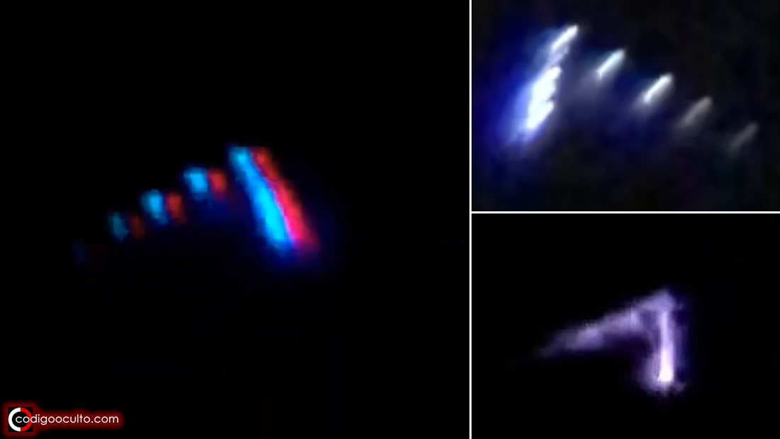Objeto luminoso aparentemente triangular es grabado en VÍDEO sobre California