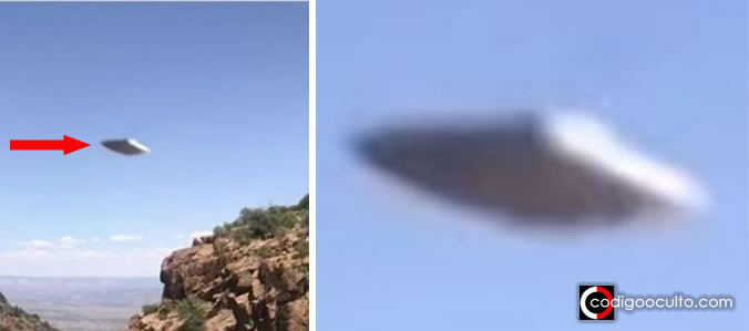 Turista captura un raro OVNI rectangular y plano en Arizona