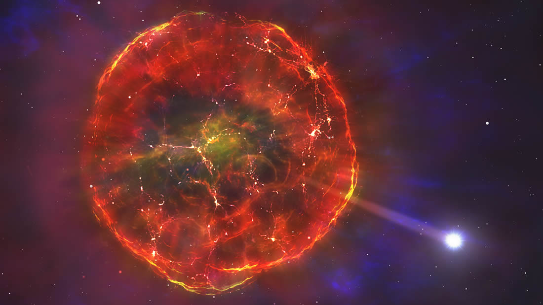 Explosión termonuclear lanza una extraña estrella a través de la galaxia