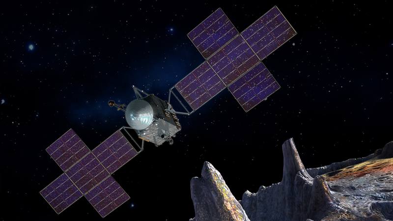 NASA construye nave para explorar el asteroide rico en metales preciosos de miles de billones 